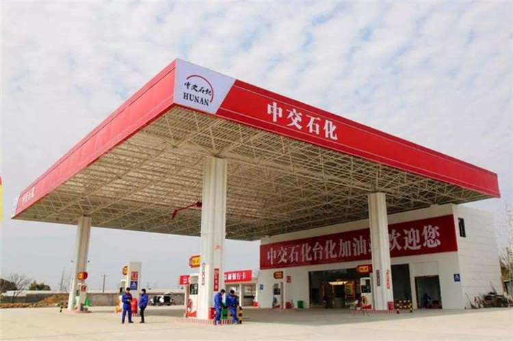 荆州加油站钢结构网架案例6
